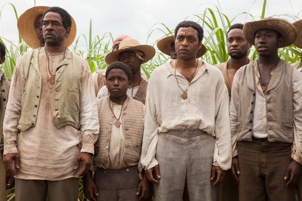 Chiwetel Ejiofor, center, in "12 Years a Slave." (Francois Duhamel / Fox Searchlight)