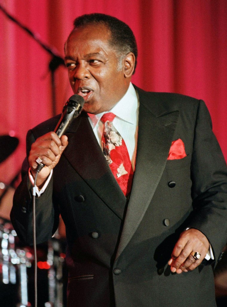 File photo of singer Lou Rawls performing in Beverly Hills