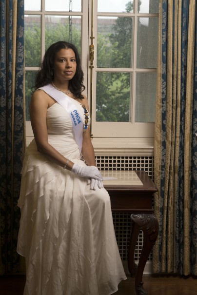 (Marvin Joseph/The Washington Post) - Reisha Raney is a descendant of Thomas Jefferson’s family. She is photographed in the Connecticut Board Room inside DAR Constitution Hall in Washington, D.C. on June 28, 2013.