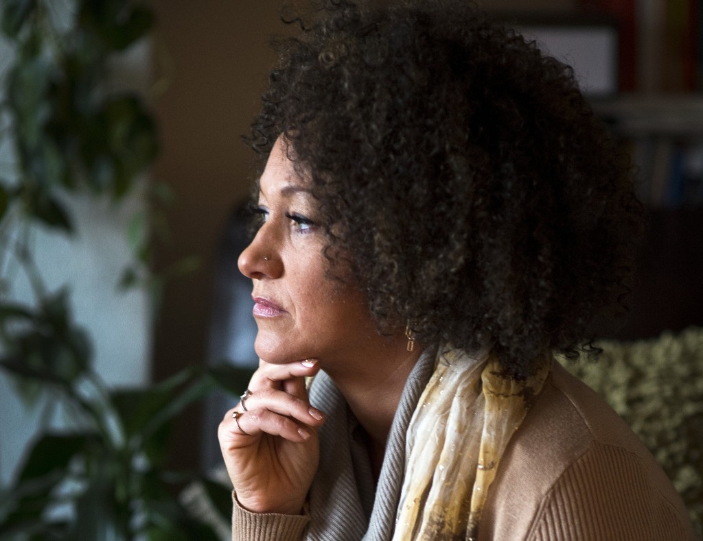 Rachel Dolezal at her home in Spokane, Wash., on March 2. Credit Colin Mulvany/The Spokesman-Review, via Associated Press