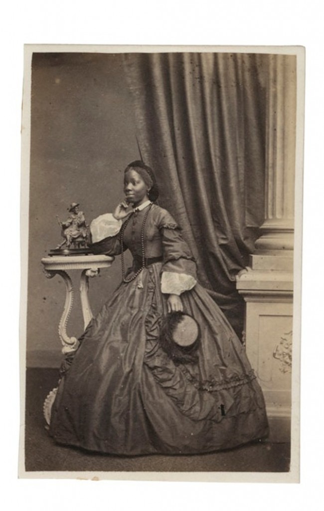 Sara Forbes Bonetta was captured aged five by slave raiders in west Africa, rescued by Captain Frederick E Forbes, then presented as a ‘gift’ to Queen Victoria. Photograph: Courtesy of Paul Frecker collection/The Library of Nineteenth-Century Photography.