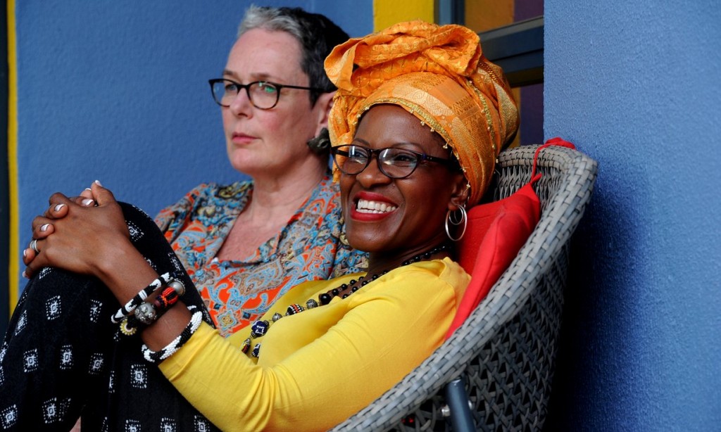 Mpho Tutu and Marceline van Furth. Photograph: Foto24/Getty Images