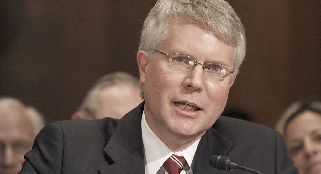 President Barack Obama made his first judicial nomination in March 2009, selecting David Hamilton, a long-serving, well-respected, ideologically indistinct district court judge in Indiana, to the Seventh Circuit Court of Appeals. | AP Photo