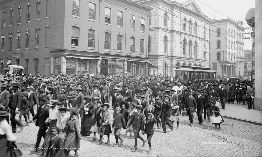 An Emancipation Day parade, Richmond VA. c1905. Library of Congress